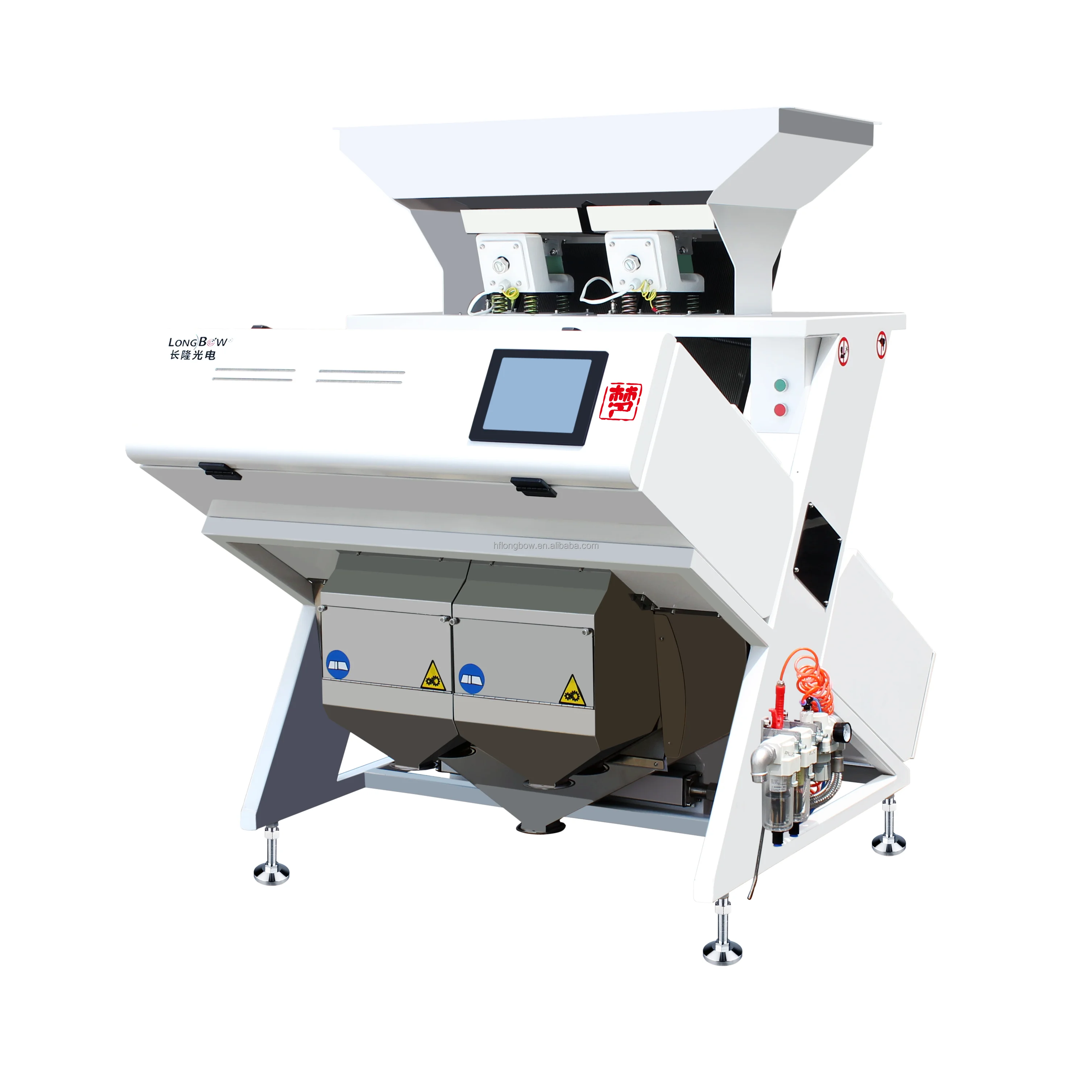 High Capacity Optical Sorter 128 Ejectors for Pistachio Cashew Walnut Almond Peanut Cleaning Machine Customize