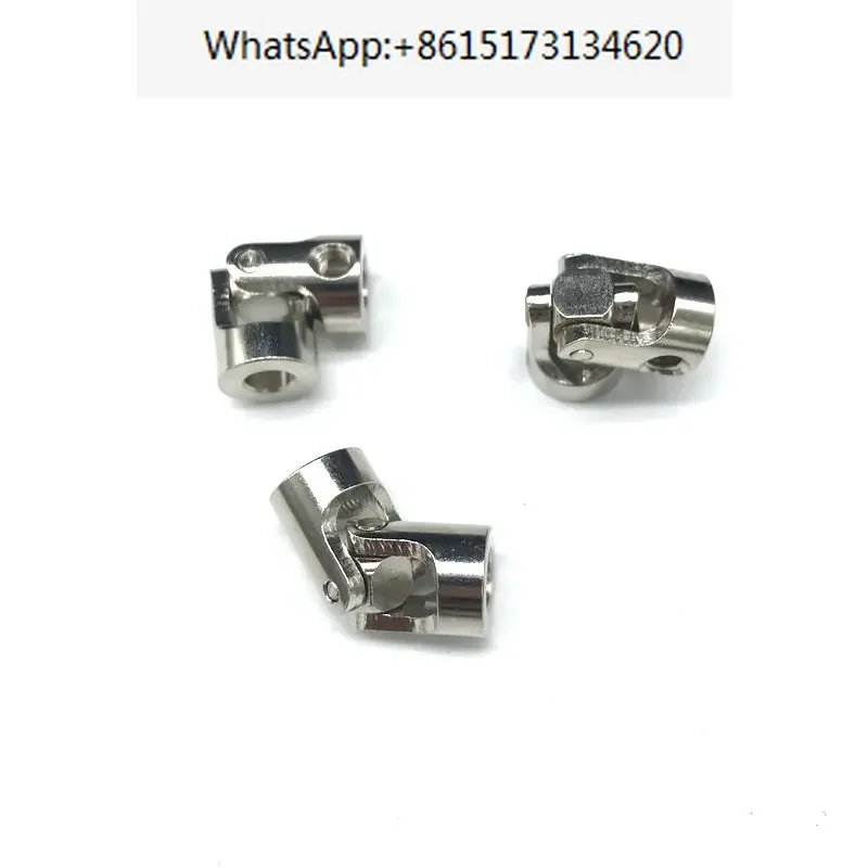 30 pieces Micro metal universal joint coupling, angle steering gear joint, iron plated connector model, spare parts