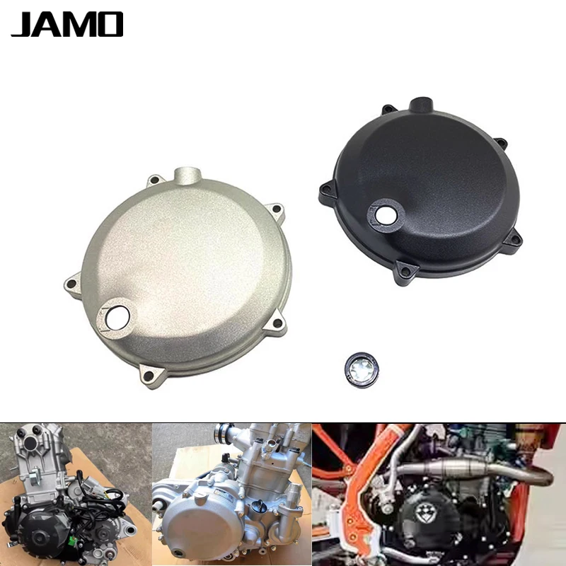 JAMO Motorcycle Accessories Clutch cover Circular Protector Protects  Engine For ZONGSHEN Racing NC250 300 450 ZS177MM Dirt Bike