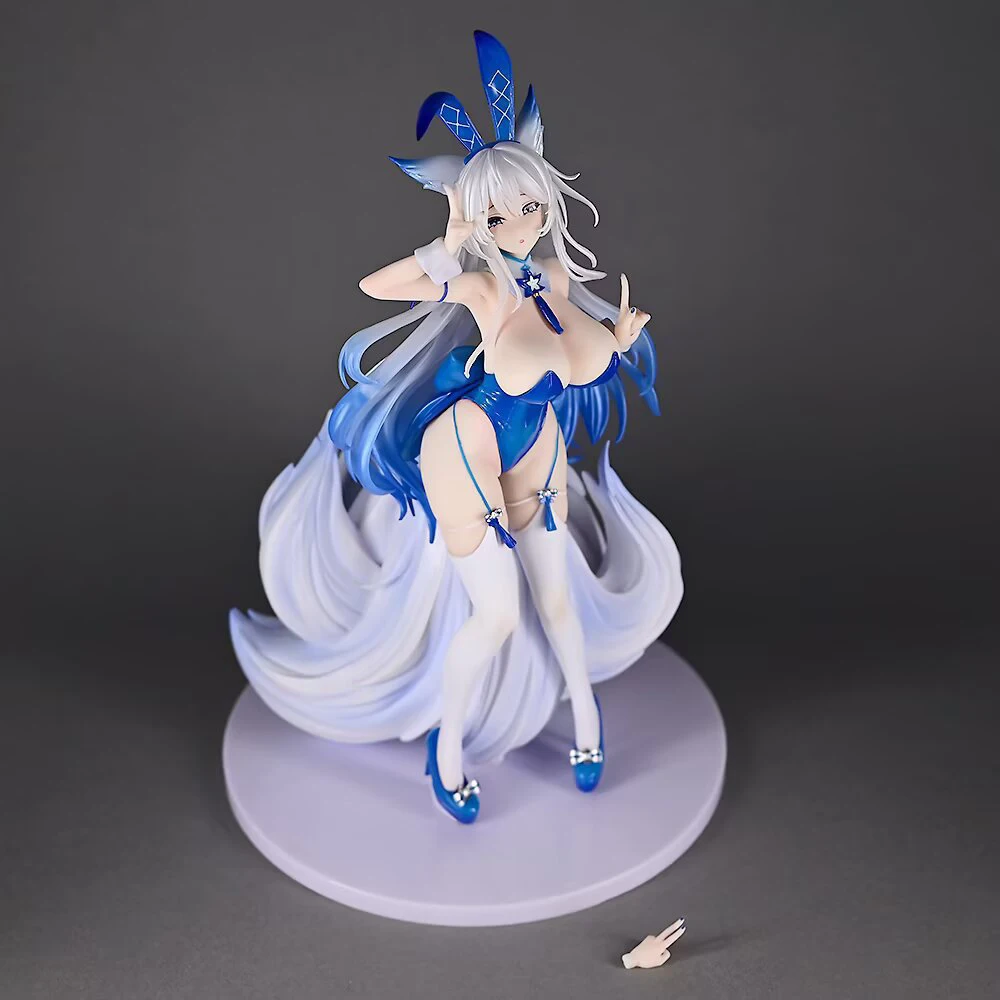 Game Azur Lane Fox Girl Shinano 28cm PVC Action Figure Adult Collectible Statue Model Toy Desktop Decor Gift For Anime Fans view 3