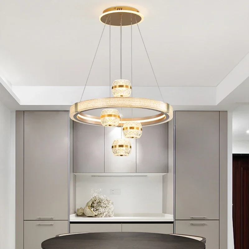

Современный золотой свет, роскошные подвесные светильники для гостиной, хрустальная люстра, украшение дома, светильники для внутреннего освещения, светодиодный светильник