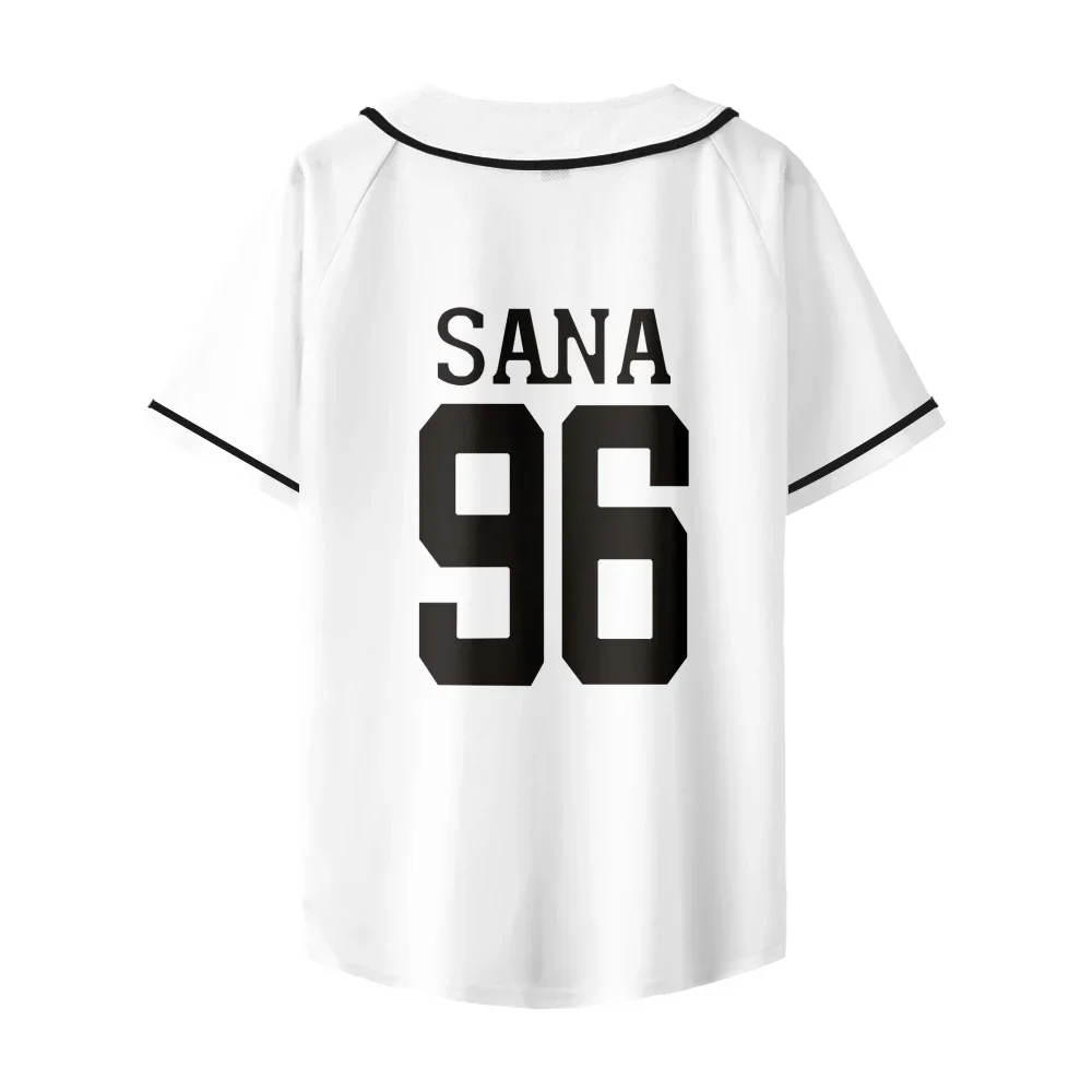 Tweemaal Honkbal Jersey Unisex Korte Mouw T-Shirt Casual Streetwear Vrouwen Mannen Kleding