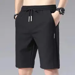 Summer New Shorts for Men's Casual Thin Outwear Sports Loose Middle Pants Trendy Versatile Student Men's Shor