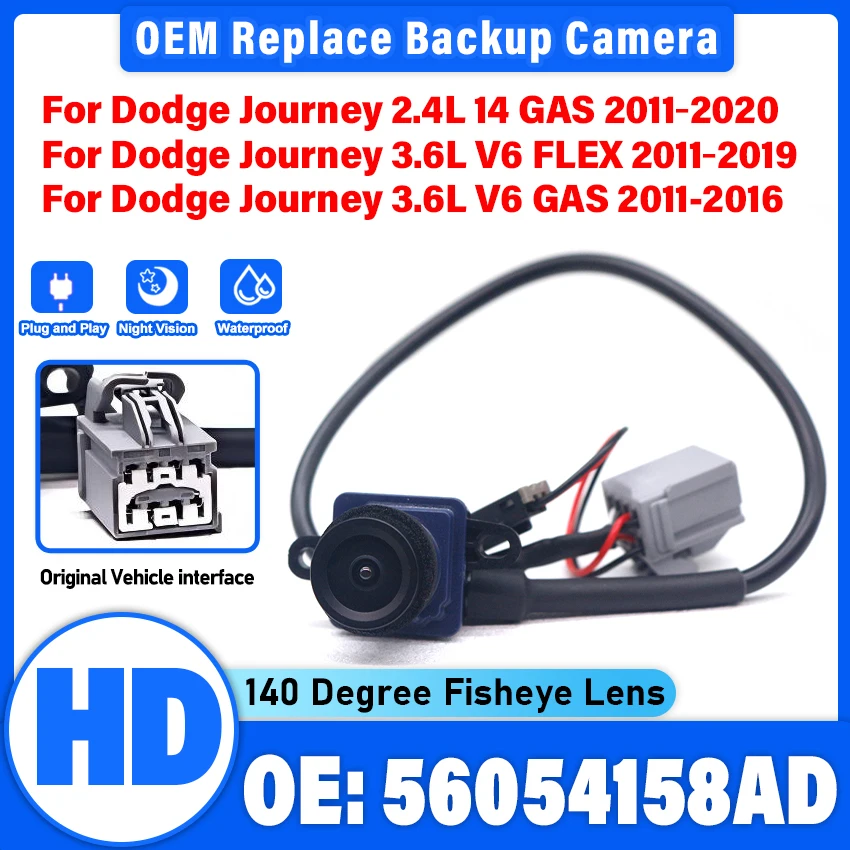 56054158AB 56054158AD 56054158AE 56054158AF Parking Car Rear View BackUp Reversing For Dodge Journey 2.4L 3.6L V6 2011-2020
