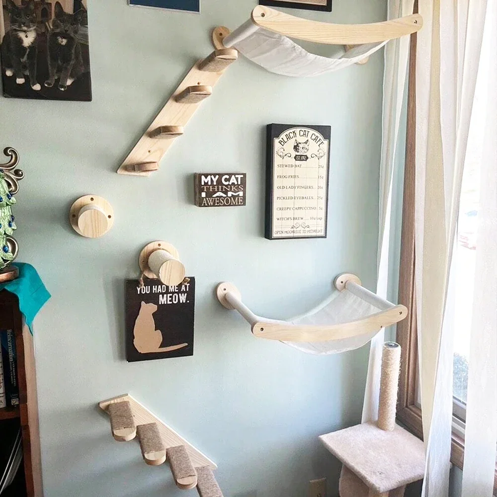 Rascador de pared para gatos – fácil instalación y ahorro de espacio - imagen 4