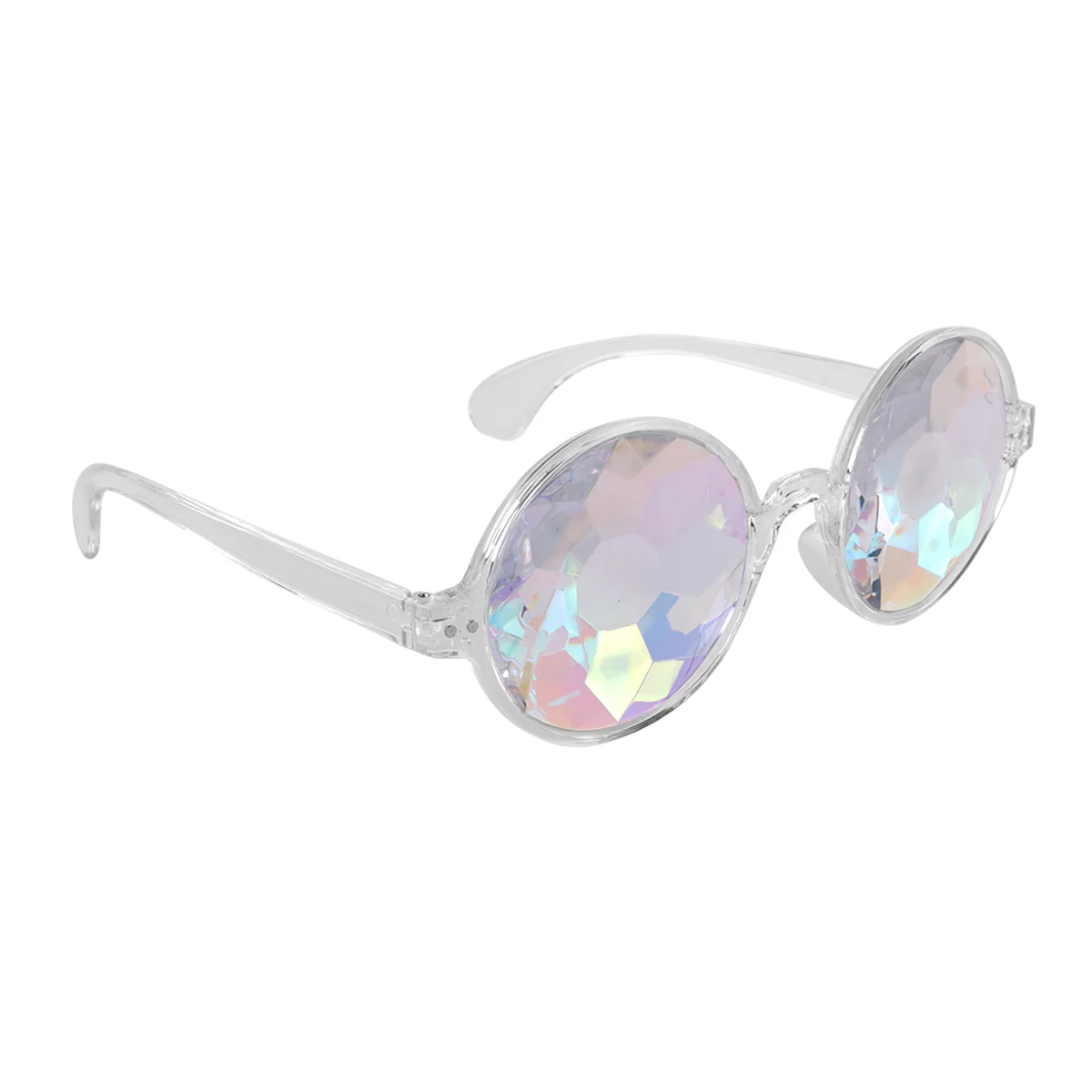 【Today-Only!】Kaleidoscope Glasses Rave Festival Party Sunglasses Diffracted Lens-Transparent