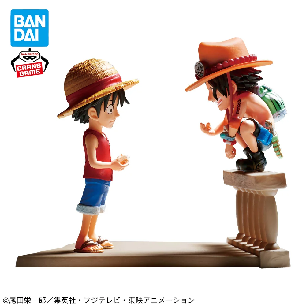 In Stock Original BANPRESTO WCF Story Line 13 One Piece Monkey D Luffy Portgas D Ace Figure Anime Model Genuine Boxed Toy