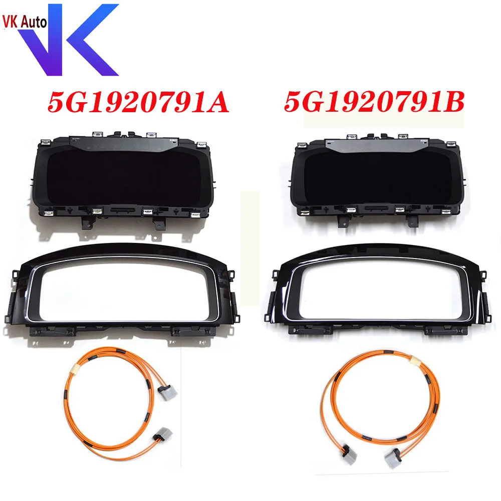 

For VW GOLF MK 7 VC AID LCD Instrument Panel Simulating Cockpit Frame 5G1920791A 5G1 920 791A 5G1920791B