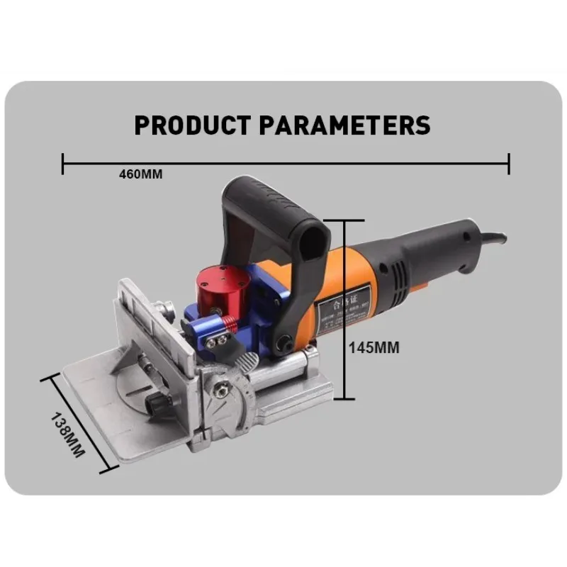 Handheld Wood Grooving Equipment Wood Panel Hidden Tenon Splicing Grooving Processing Machine