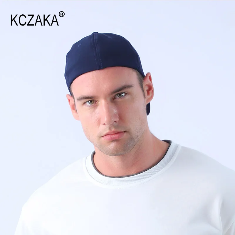 Brand Mens Full Closed Baseball Cap Causal Plain Color 6 Panels Polyester Stretchy Caps Gorras Bone Male Trucker Hat Casquette