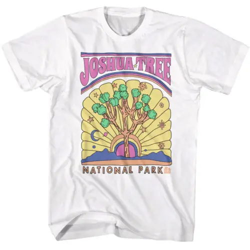 Joshua Tree Hippie Sundown Men's T-Shirt California National Park Sun Desert