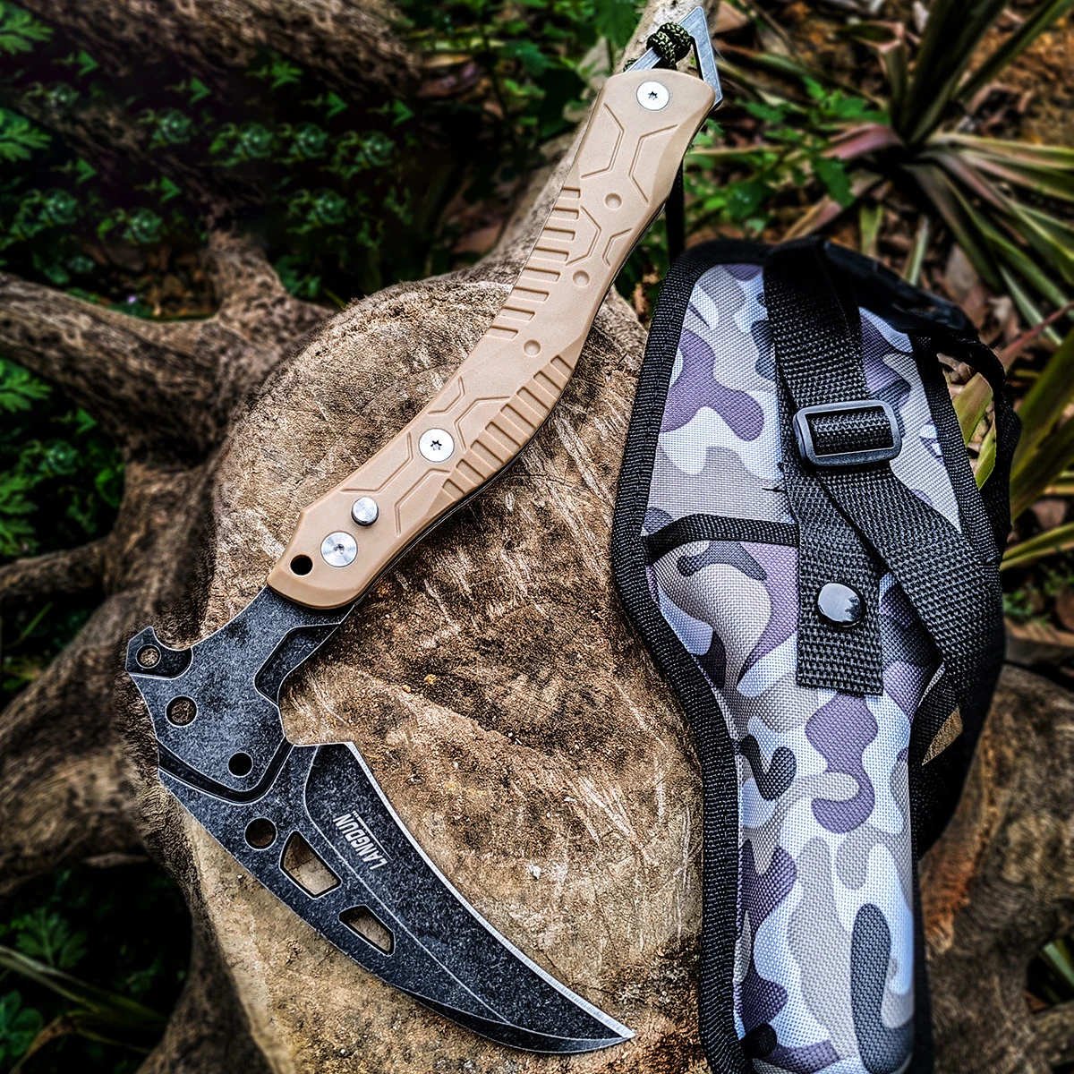 Camping Axe Outdoors Jungle Folding Axe Self Defense Survival Axes Multiuse Hunting Firewood Hand Axes Fireman Personal Tools