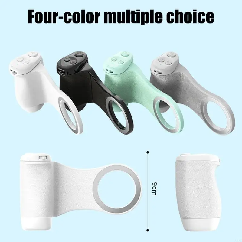 Phone Camera Grip with Wireless Remote, Rechargeable Handle for Portrait Video, Travel Photos, and Daily Use 896C view 4