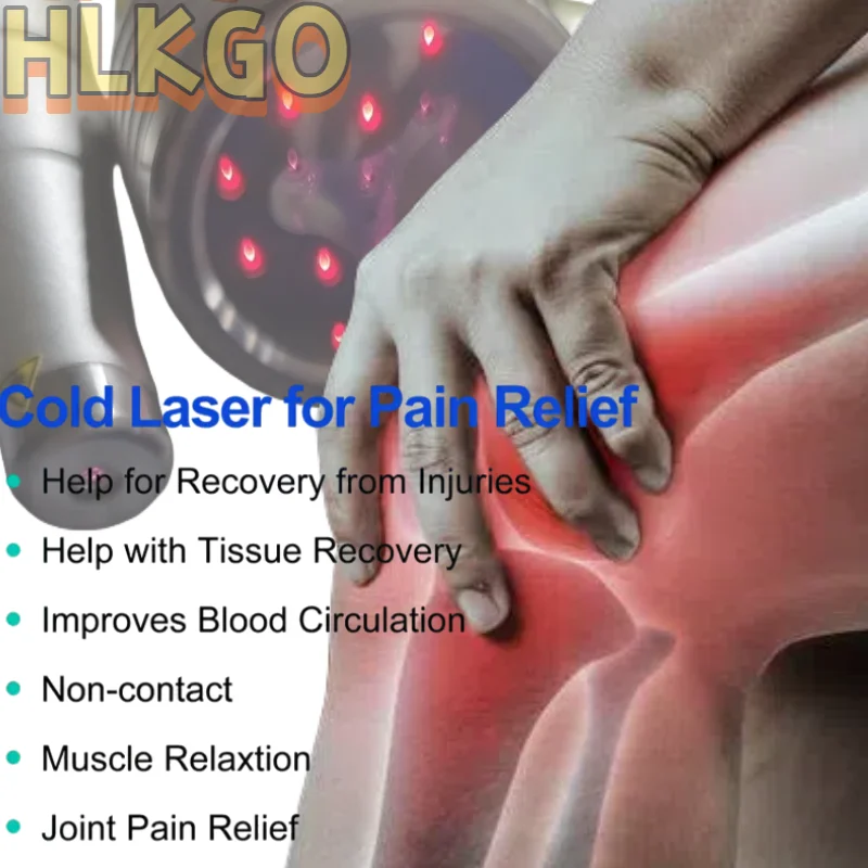 

HLKGO 808nm 650nm Лазерное терапевтическое устройство Медицинское оборудование для домашней физиотерапии и реабилитации