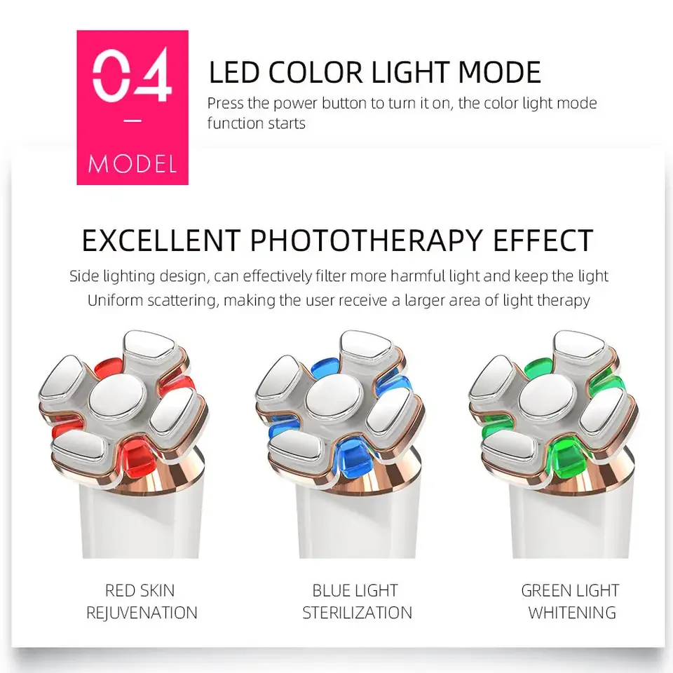 페이스 리프팅 기기 미용 제품 1 MHz 얼굴 탄력 마사지기 EMS 탄력 기기