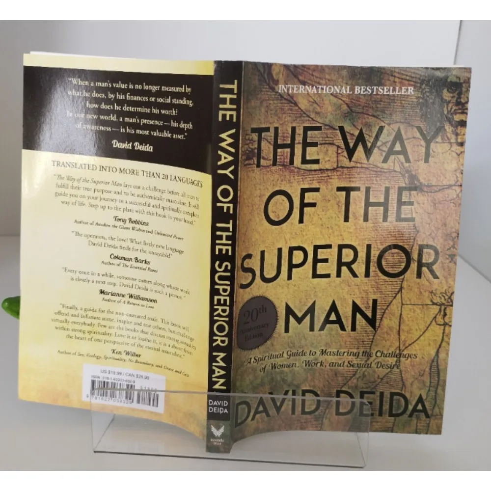 The Way of the Superior Man David Deida English Male Readers Paperback Spiritual Guide Master Love Work Desire Book FreeShipping