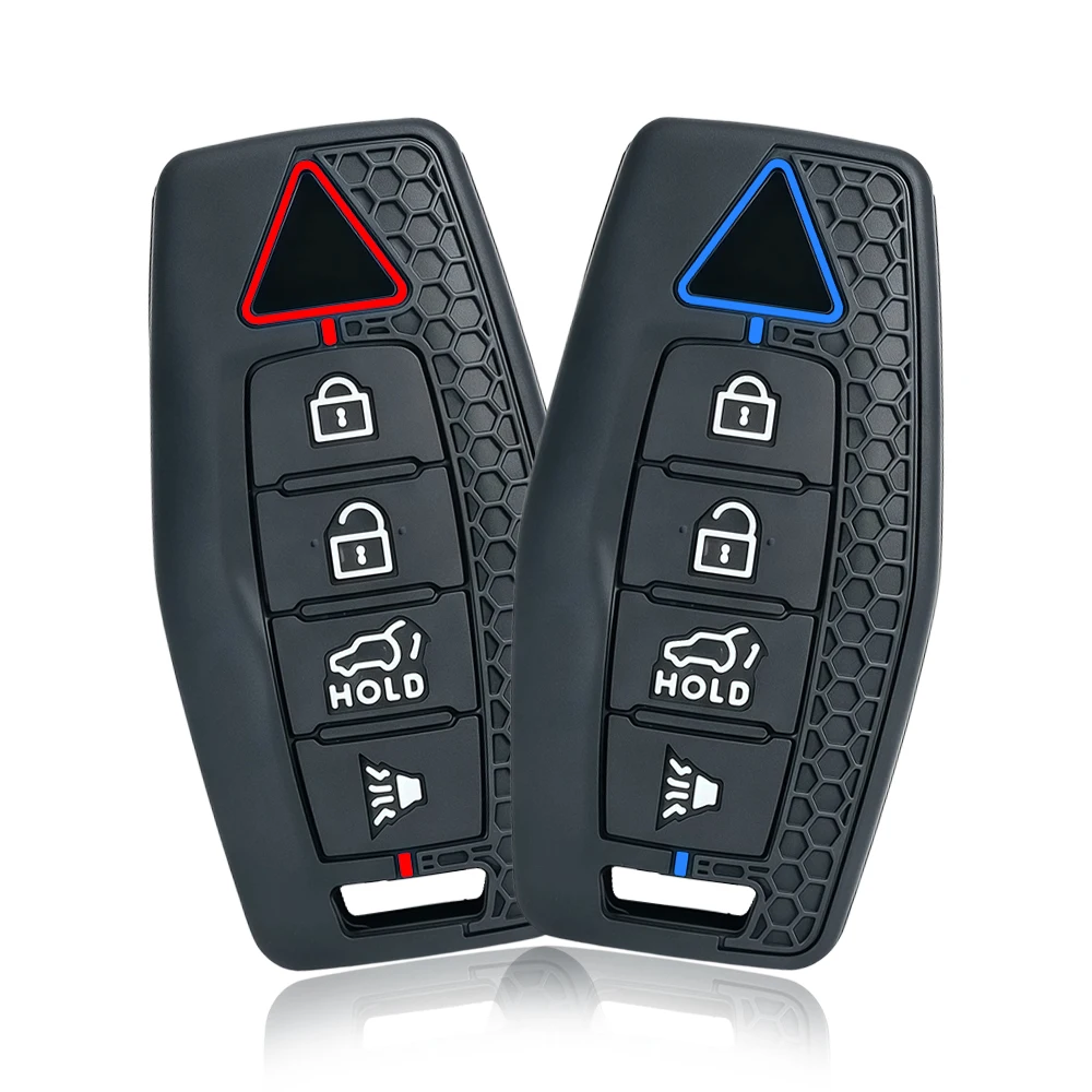 Auto Shell Fob Holder for Mitsubishi Outlander 2022 2023 2024 silicone Car Key Cover Case Keyless Protector Accessories