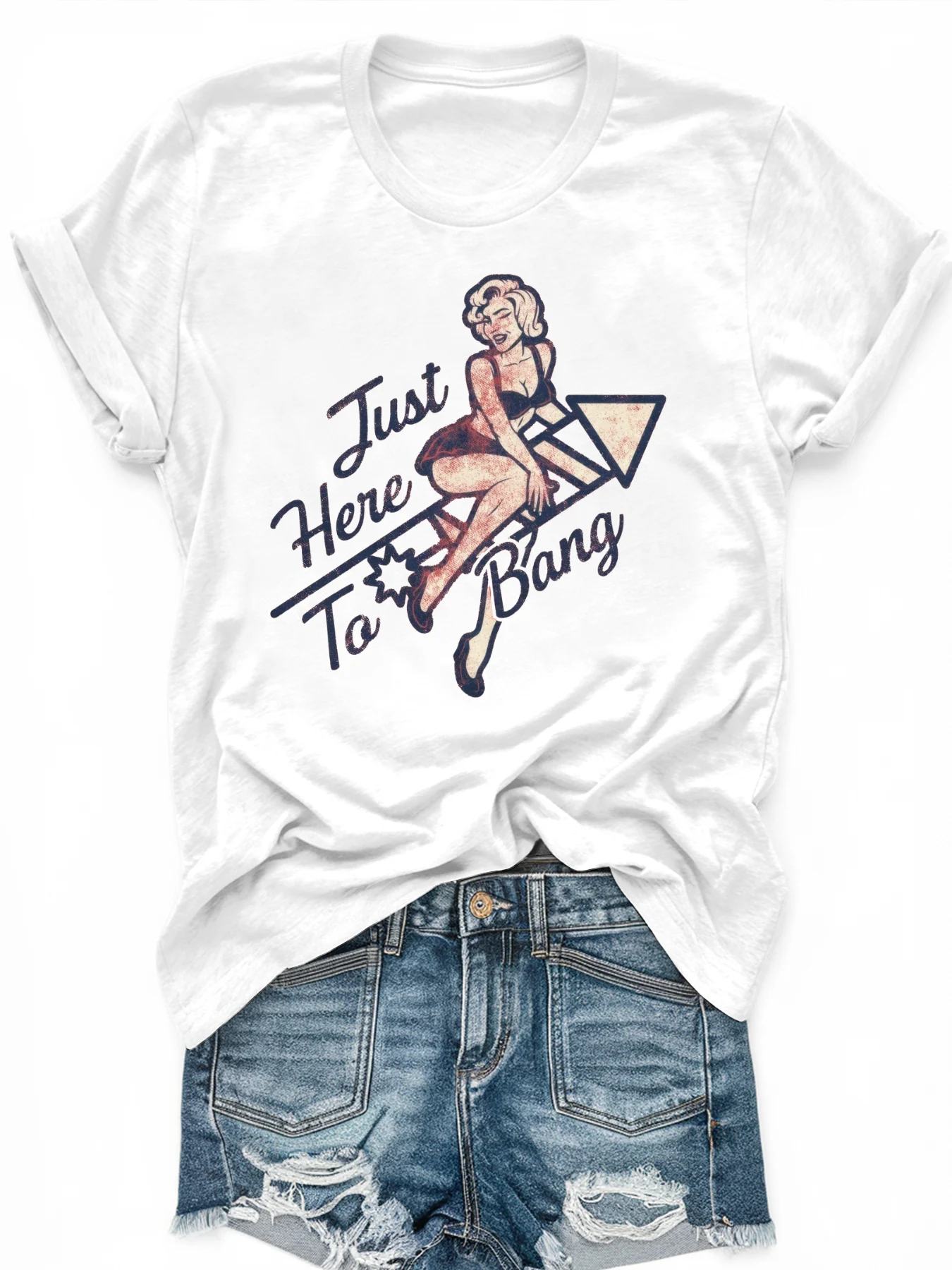 

Women's large-size printed short-sleeved T-shirt, loose and casual, soft, comfortable and breathable, outdoor sports