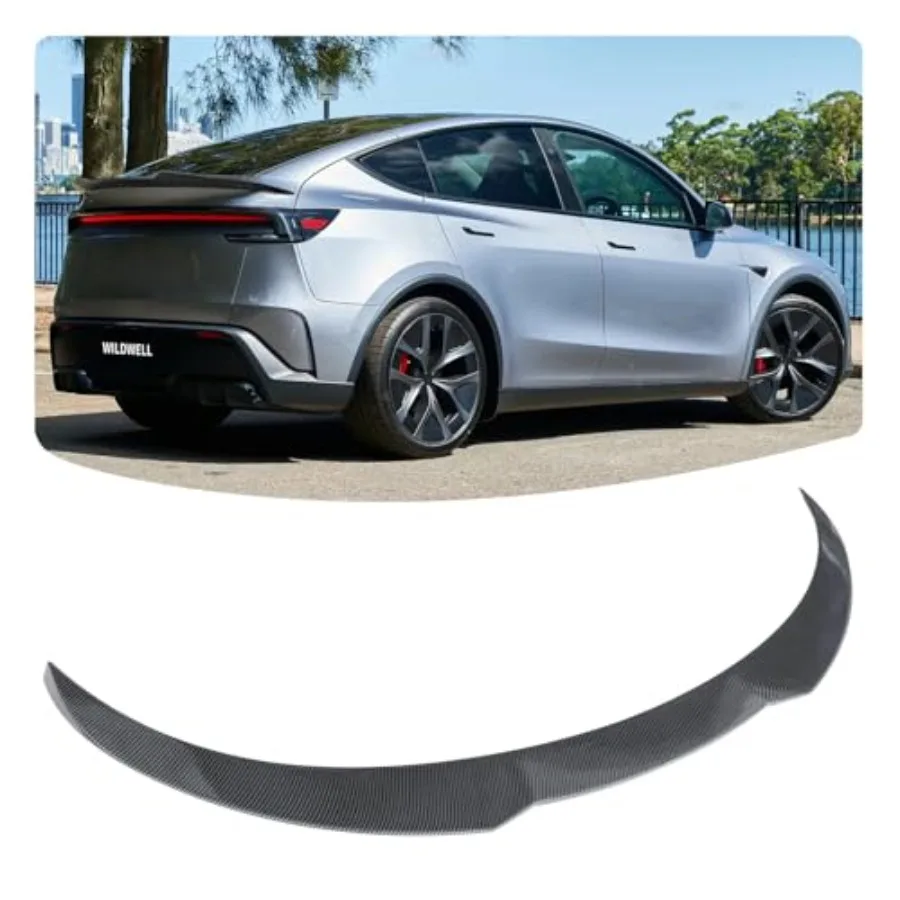 

Rear Spoiler Wing for 2025 2026 Tesla Model Y Juniper Trunk Spoiler Performance Style Highkick Duckbill Accessory Carbon Fiber