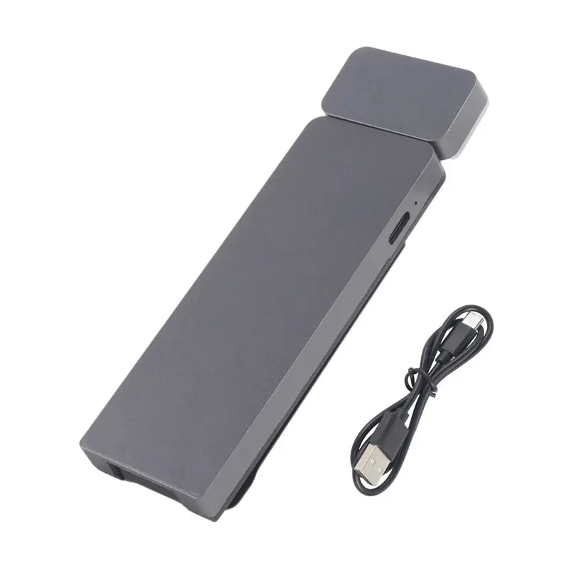 ABGH-Clip-On LED Book Light, Rechargeable Mini Lamp With 3 Color Settings, 5 Brightness Levels, Ideal For Night Time Reading