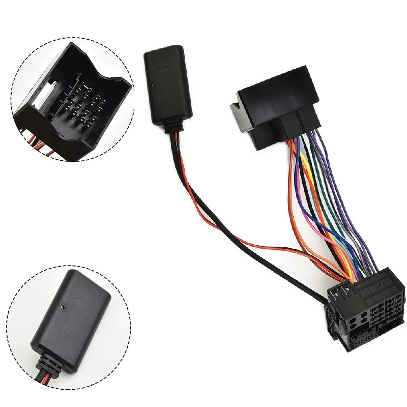 Dla BMW E39 E53 X5 E83 X3 Z4 E85 Mini R50 R53 Radio CD Navi odbiornik muzyczny głośnikowy bezprzewodowy Adapter Bluetooth przewód AUX Audio