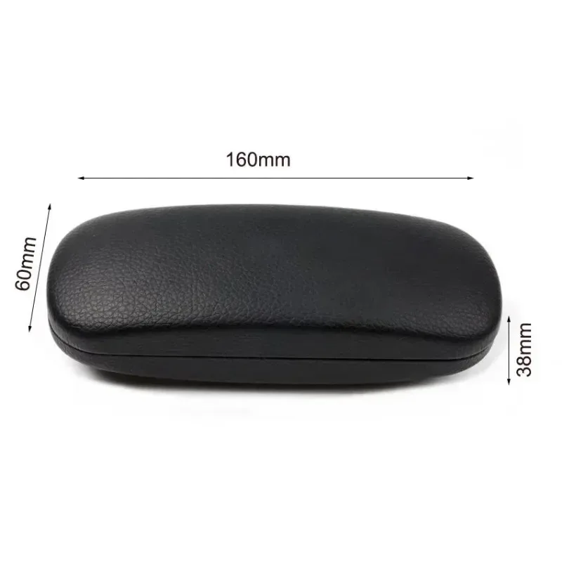 MJYIWANG PU Leather Hard Glasses Case for Men And Women - Protective Eyeglass Case for Reading Glasses