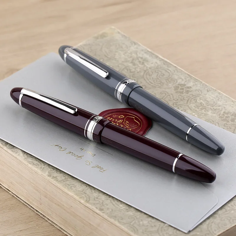 Pióro wieczne MAJOHN P136 z metalowym miedzianym tłokiem i wymienną końcówką do ssania atramentu, rozmiar 6 Da Ming Sharp Ink Pen — zdjęcie produktu 4
