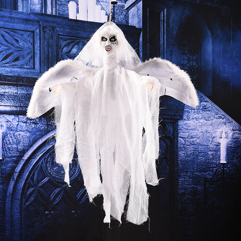 

Halloween Horror Props Haunted House Decoration Hanging Skull Ghost Pendant Light Halloween Party Decorations Halloween Gifts