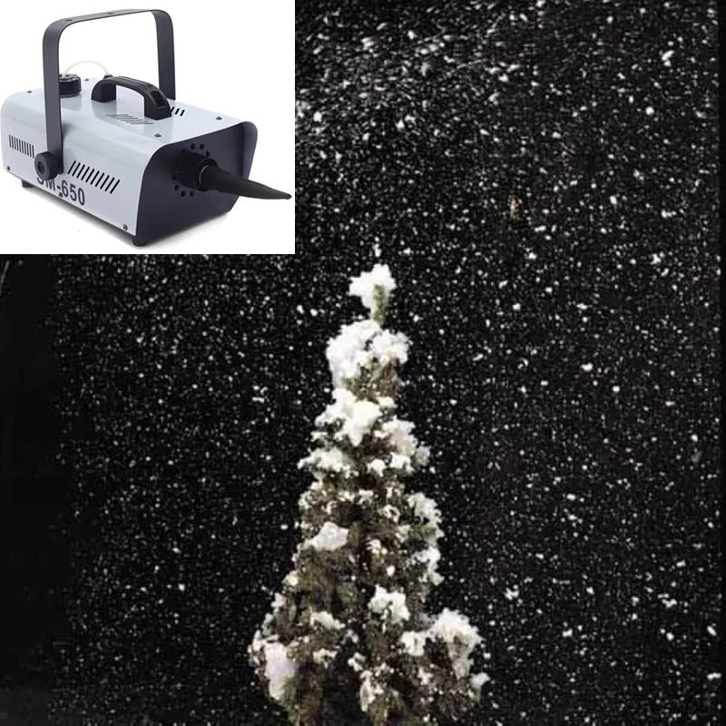 Snow Machine DJ Snow Making Machine Stage Performance Snowflake Effect With Wireless Remote Control , Stage Snow maker Snowflake