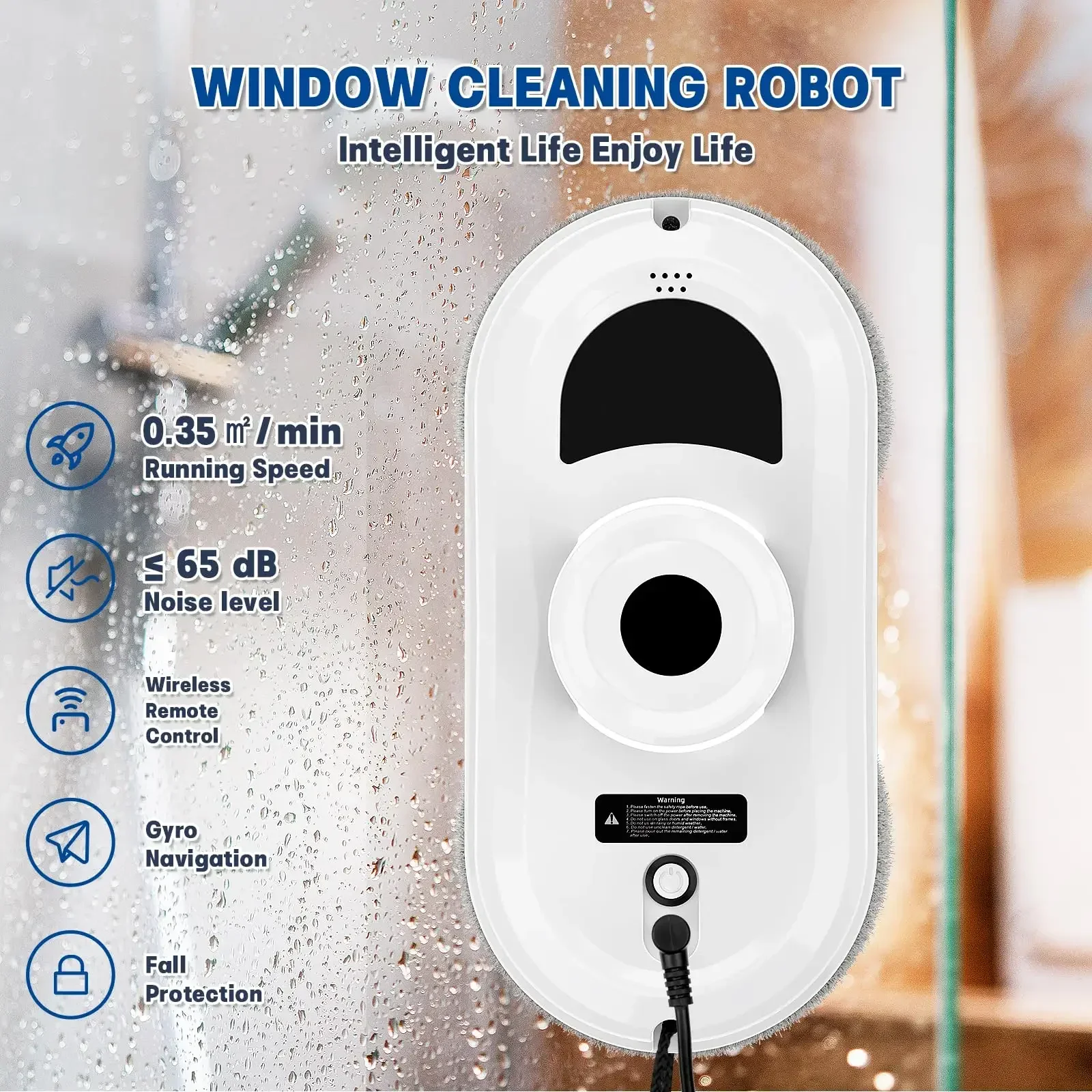 

BLP - Direct Sales Intelligent Window Cleaning Robot Fully Automatic Home Remote Control Electric High Floor Glass Cleaning Robo