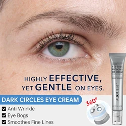 Peptide Anti Dark Circles Eye Cream Firm Eye Bags Wrinkle Remover Serum Anti-Aging Lifting Eye Skin Care Beauty Health Cosmetics