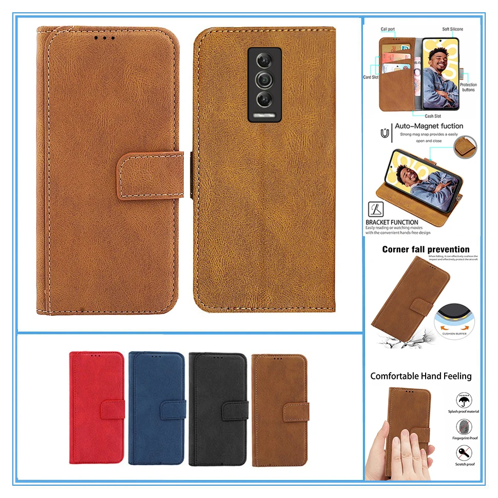 Wallet Case For Doogee Blade 10 Case Flip Leather Cover Etui Doogee Blade 10 Pro Phone Case Doogee Blade10 Ultra Coque Shell bag