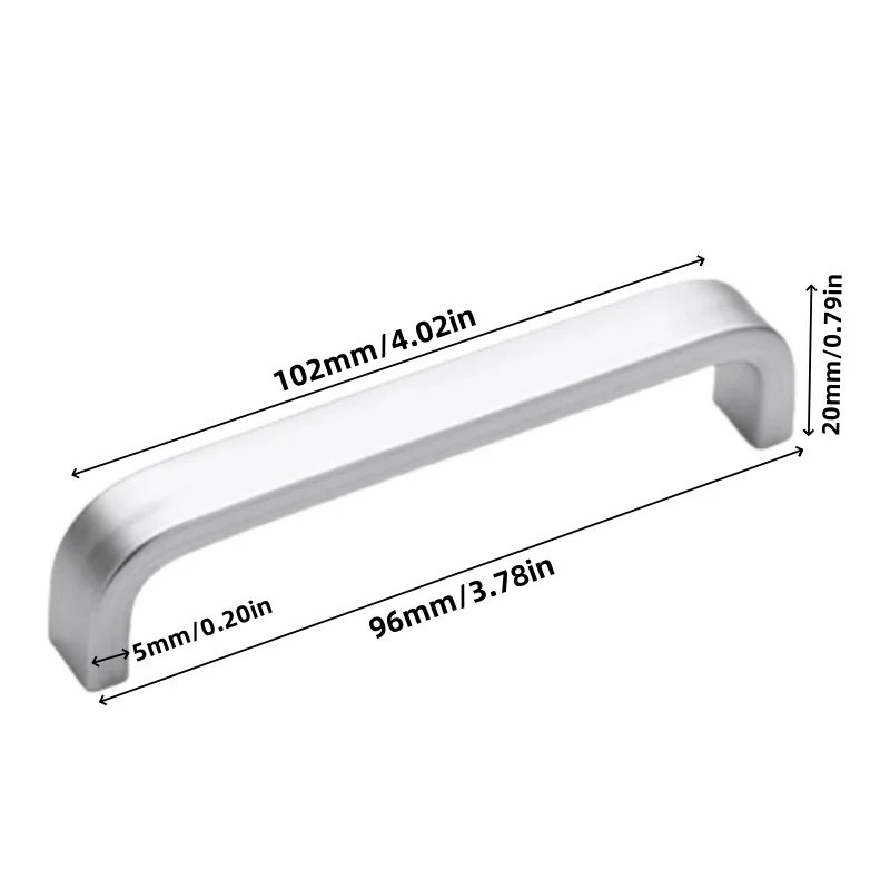 2/4 قطعة مقابض حديثة بسيطة سهلة التركيب مناسبة لأدراج خزانة الملابس والخزائن ومقابض إكسسوارات الأجهزة والأثاث