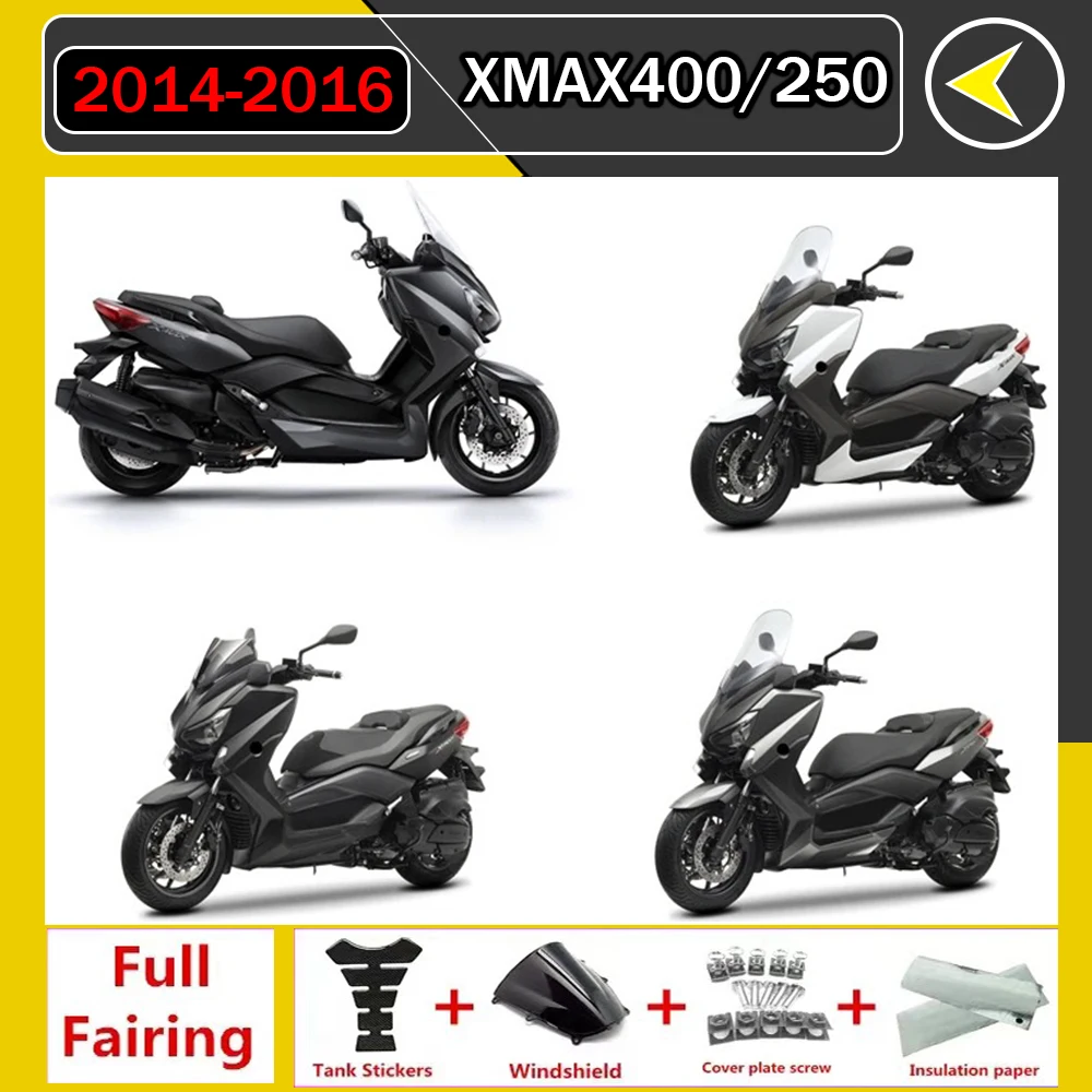 

Fit for 2013 - 2016 Yamaha Xmax400 X-MAX 250 Motorcycle Fairing Set Bodywork Panel Kit X-MAX 250 XMAX 400 2014 2015 XMAX250