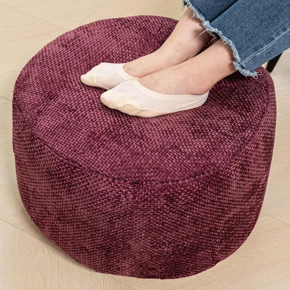 Footstool Living room decor Floor stool Lightweight modern padded footstool, perfect for office footrests