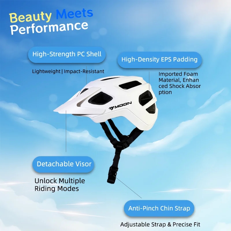خوذة MTB خفيفة الوزن وجيدة التهوية مع فتحات متعددة - متوفرة بألوان أنيقة لكل من الرجال والنساء #2