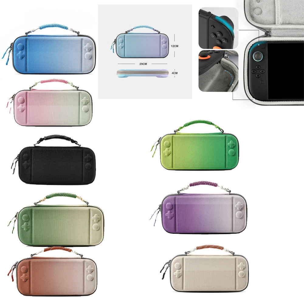 

Carrying Case with 10 Game Card Slots for Switch 2 (2025) 7.9 Inch-Protective Hard Shell, Travel Case with Large Capacity