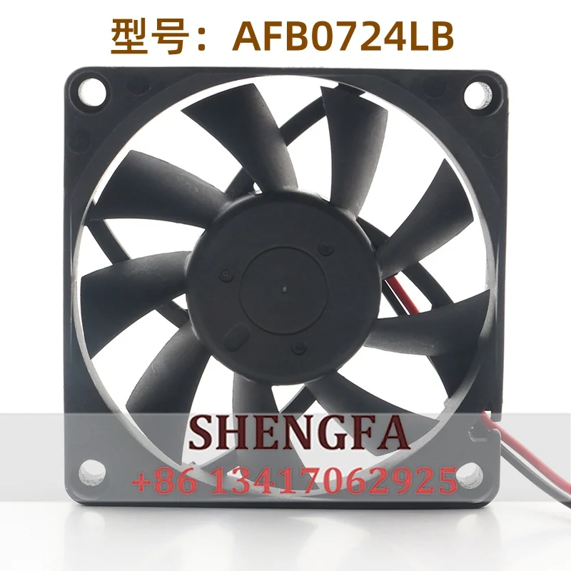 Original Delta DC 24V 0.11A 7015 70X70X15MM 7CM Double ball frequency converter Medical Instrument AFB0724LB Cooling fan