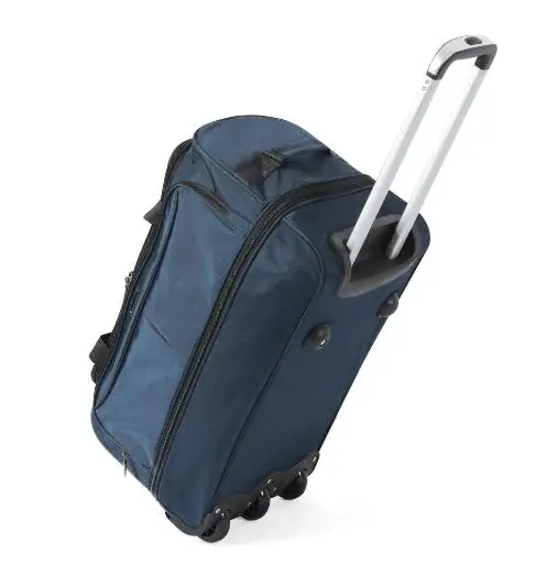 Men Large Capacity Trolley Bag Expandable Folding Carry On Trolley Bag Waterproof Oxford Travel Trolley Bag Rolling Luggage Bag