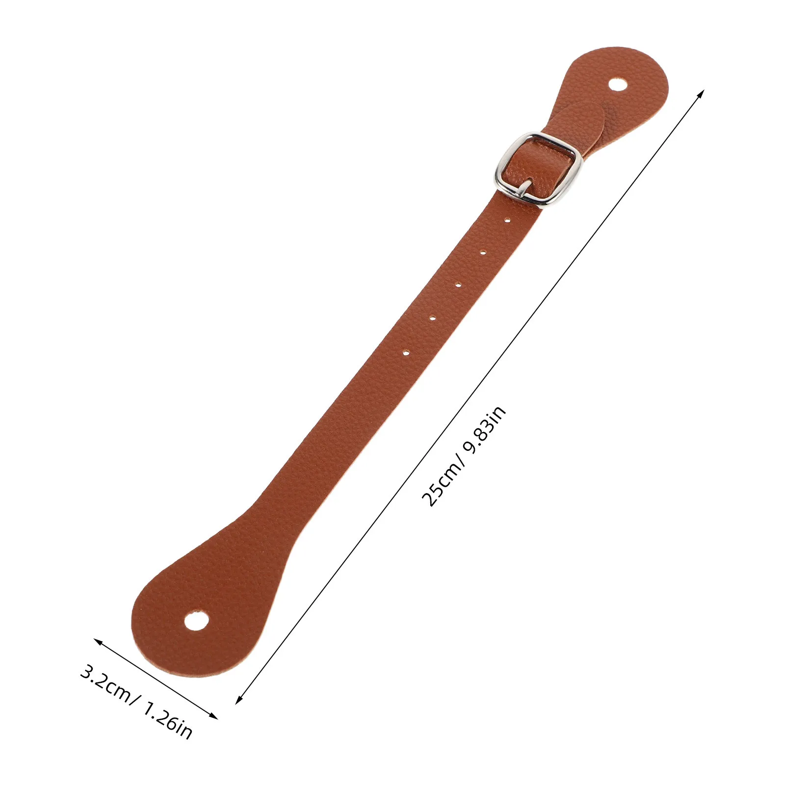 2 قطعة أشرطة حفز قابلة للتعديل لوازم ركوب الخيل الغربية ملحقات أحذية الفروسية للتدريب معدات ركوب الخيل المتينة #2