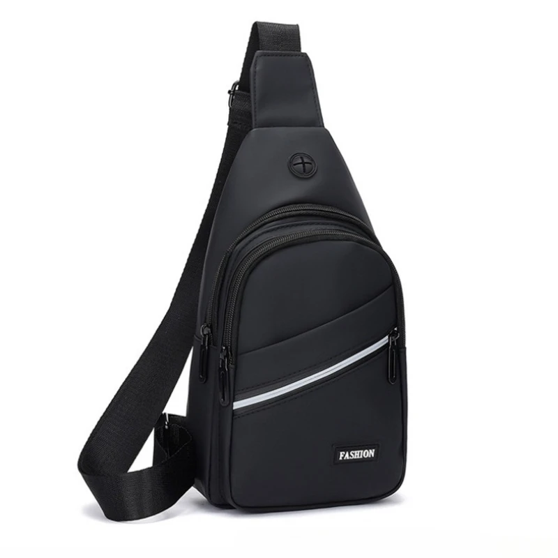 New Style Fashionable Single-shoulder Bag, Outdoor Sports Crossbody Bag with Reflective Strips, Large Capacity Crossbody Bag