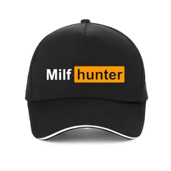 Casquette de baseball unisexe unisexe Milf Hunter, chapeau Snapback réglable, mode cool, été