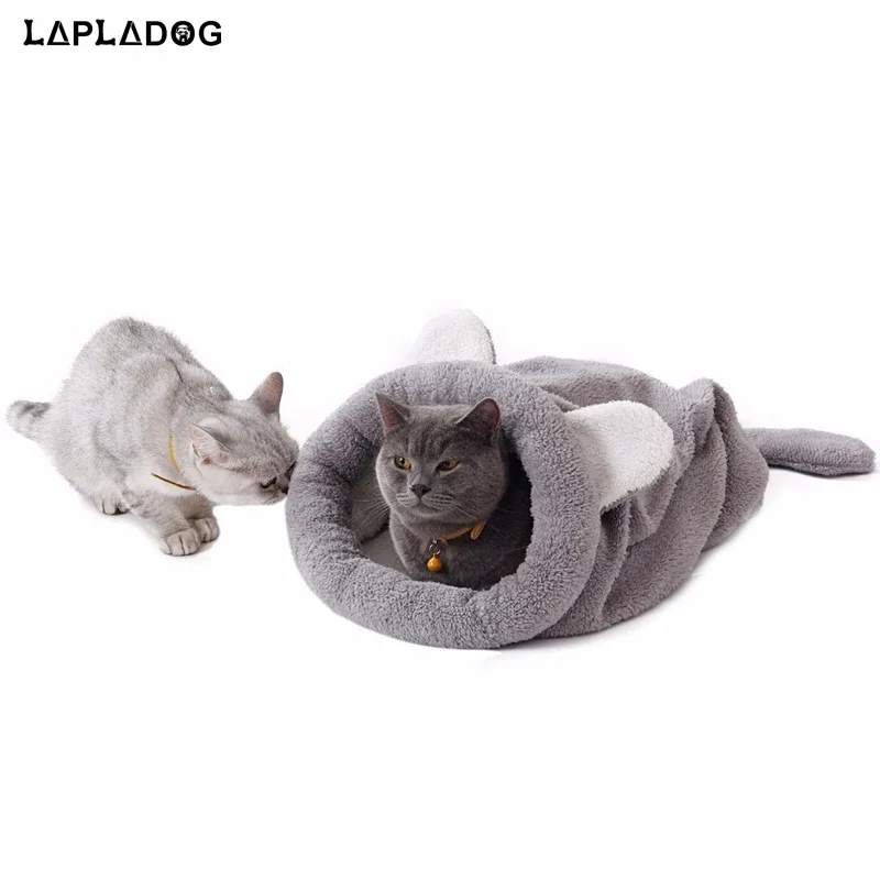

Soft Cat Sleeping Bag Small Cats Tent Yurt Bed Warm Pet House Lovely puppy Kennel Cushion Pets Supplies ZL223-3 Cama de gato