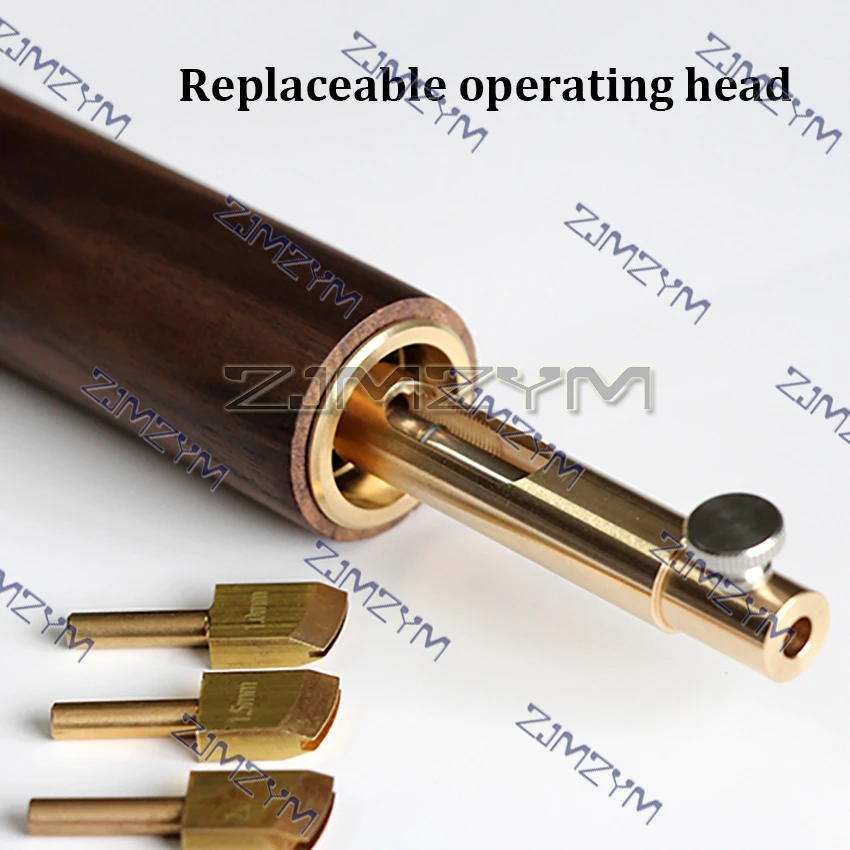 220V Electronic Hot Leather Edge Creaser Machine Brass Stamp Heater Grooving Iron Edge Sealing Tools Leathercraft Stamping 72W