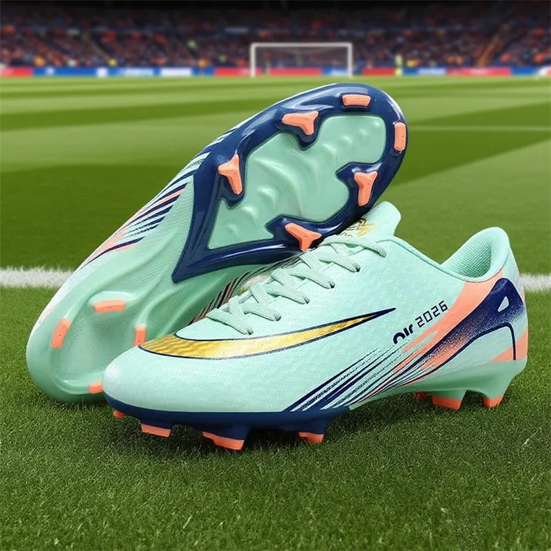 

Professional Soccer Shoes Boy Child Sneakers New AG Football Shoes Kids Low Cut Football Field Cleats Boys chuteiras de futebol