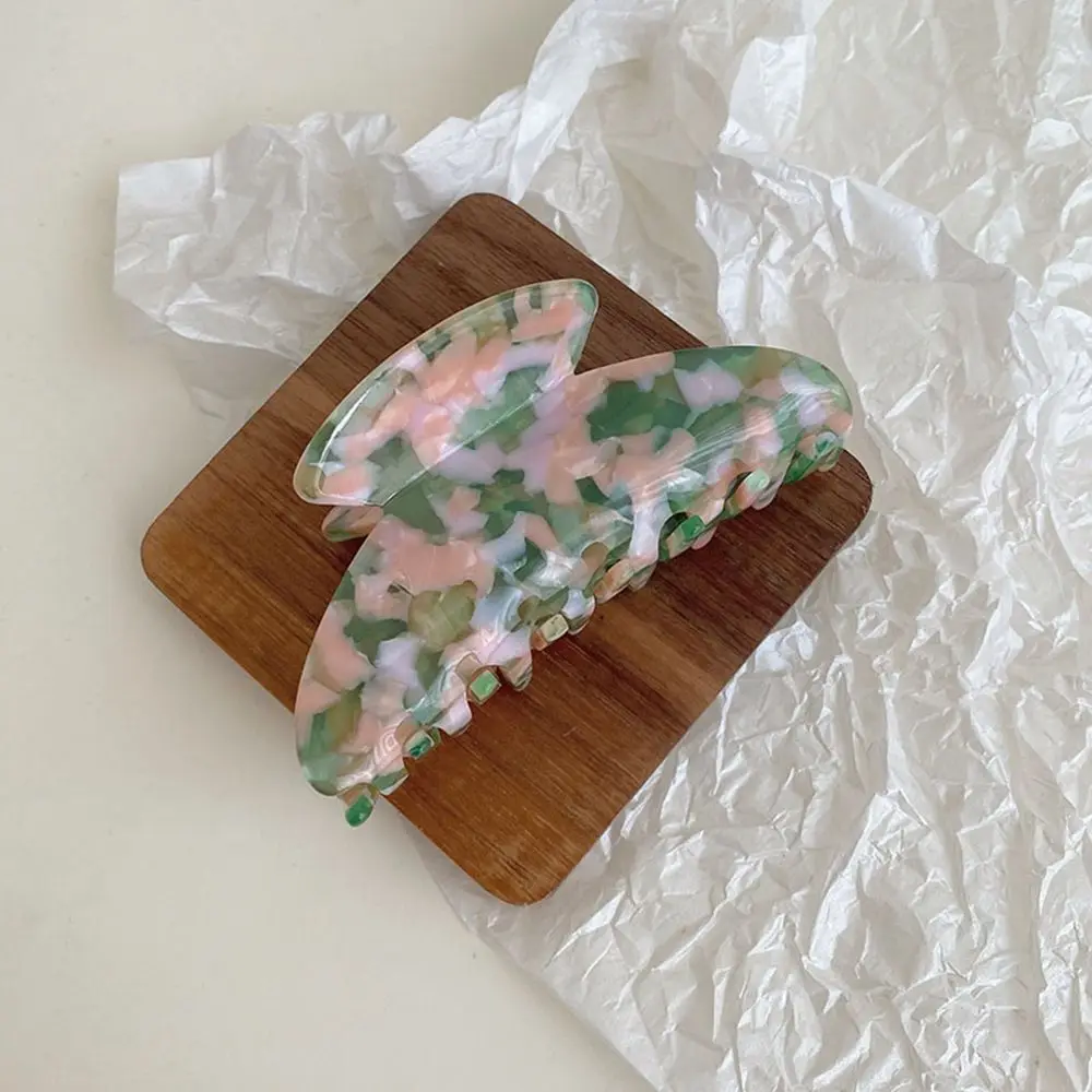 

Cute Flower Shark Clip Hair Clip Girls Female Hair Accessories Korean Style Headwear Acetate Hair Clip Plastic Hair Claw