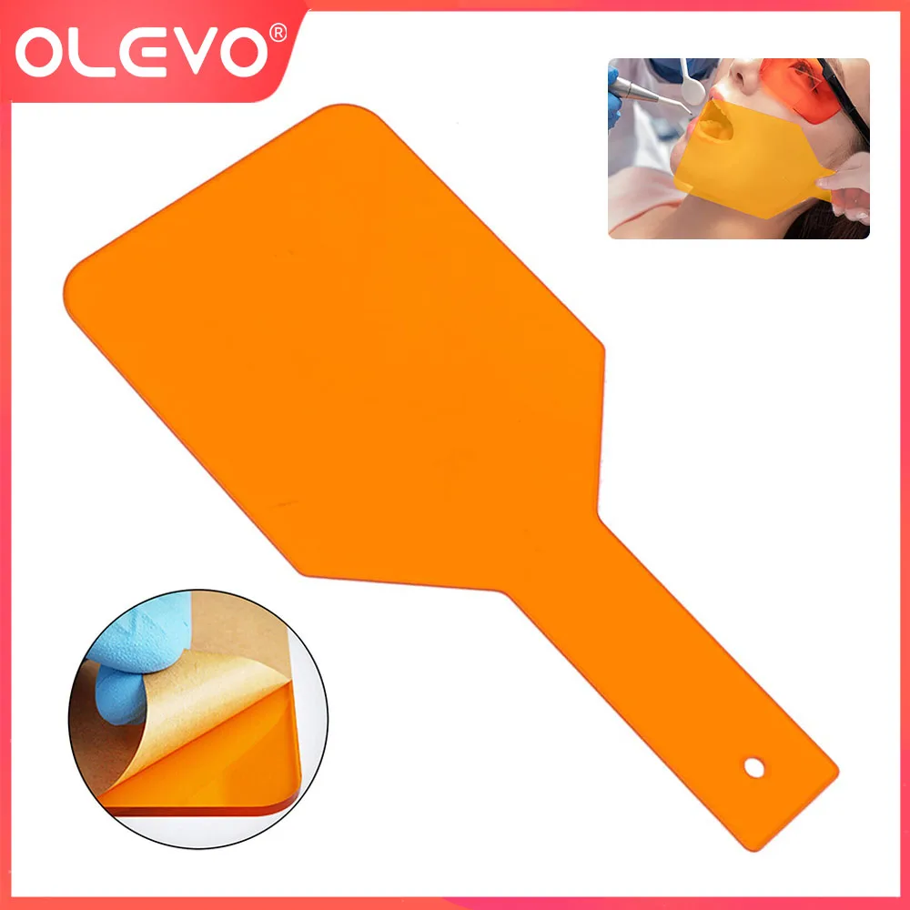 1 Pc Dental Shield Plate Handheld Shade Board Dentistry Light Curing Lamp Filter Eye Protective Plate Dentist Clinic Tool