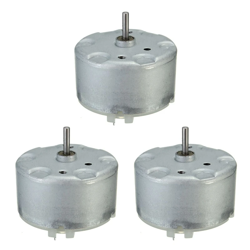 3X 3V-12V Mini DVD VCD Electric Motor 3V-2700RPM 6V-4000RPM RF-500TB-12560