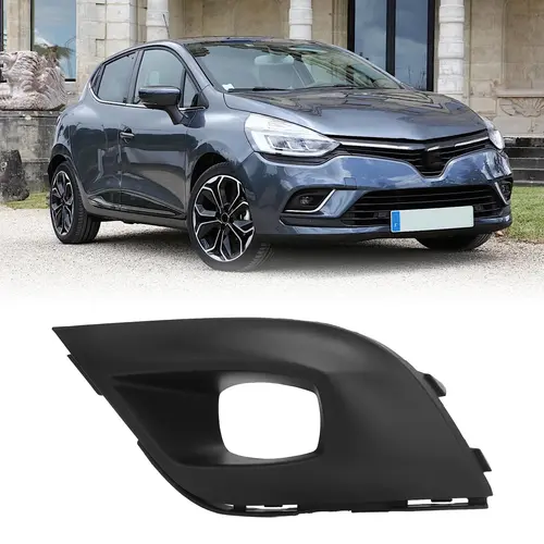 Imagen 1 del producto Rejilla de cubierta de luz antiniebla del parachoques delantero, evita arañazos, protección confiable, fácil instalación para Clio IV B98 2016 a 2019