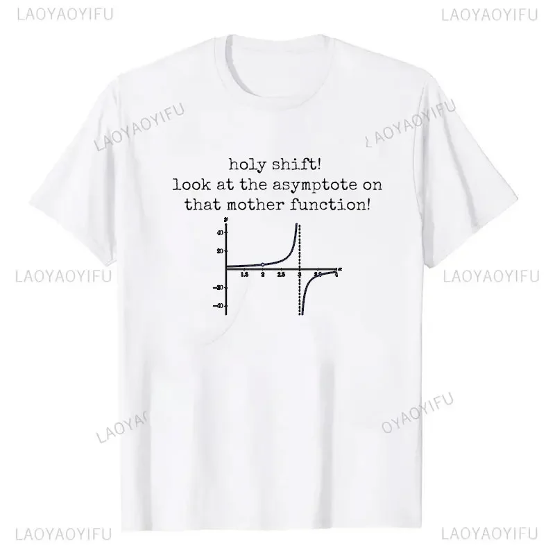 Sie werden Mathe-Funktionen T-Shirt nicht bestehen Mathe-Enthusiasten Hip-Hop Herren bekleidung lustige Frauen Hipster ästhetische Top Unisex-Shirt